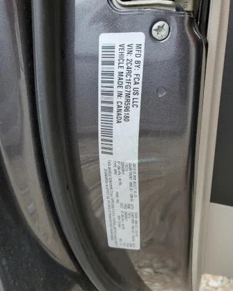 Chrysler Pacifica cena 69999 przebieg: 138892, rok produkcji 2021 z Nowogród małe 79